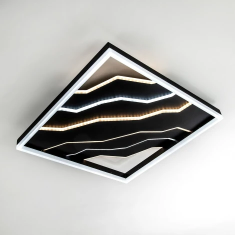 Потолочный светильник светодиодный с пультом с регулировкой цветовой температуры и яркости LED4U LED4U L1054-500 BK