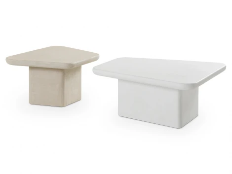 Набор журнальных столиков Beto ОГОГО Обстановочка! (МДФ/Белый,Бежевый) арт.940339
