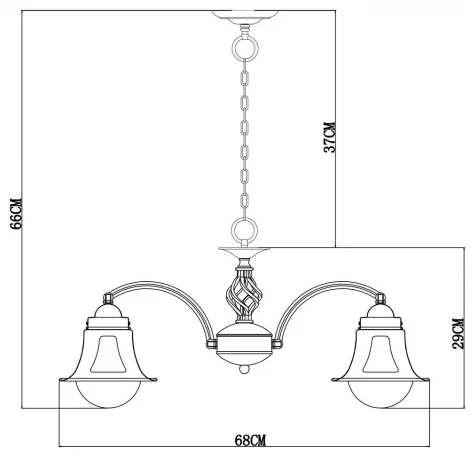 Подвесная люстра Arte Lamp Marino A7022LM-5WG