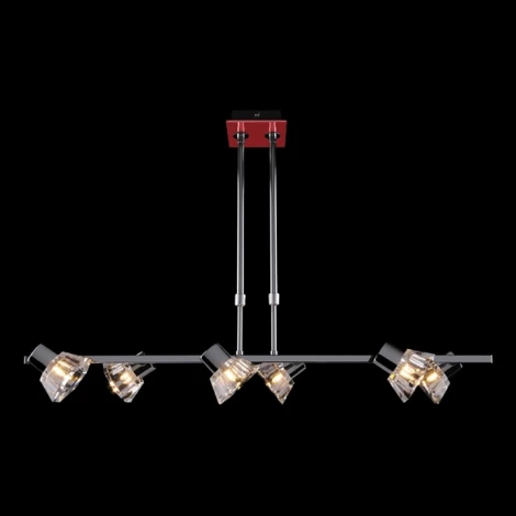 Спот Eurosvet 25333 25333/6 хром/красный