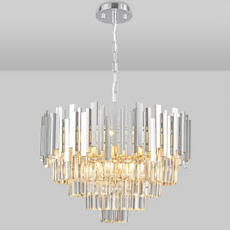 Подвесная люстра Natali Kovaltseva Vertigo VERTIGO 81440/8C SILVER