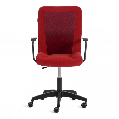 Кресло Стафф/Staff велюр/сетка, бордо/бордо, 10/TW-13 Tetchair 26211