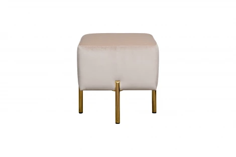 Пуф Mario вельвет экрю Velv ECRU 42*42*44см Garda Decor