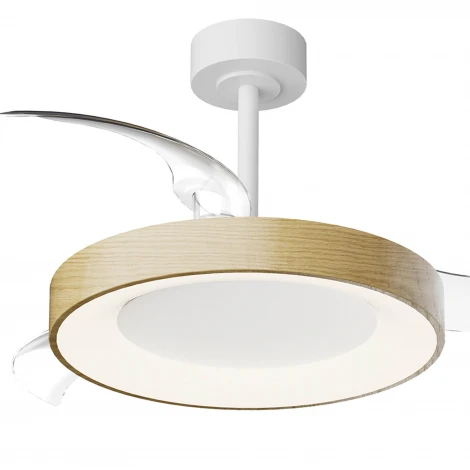 Потолочная светодиодная люстра с вентилятором и пультом Mantra Niseko Fan 9011