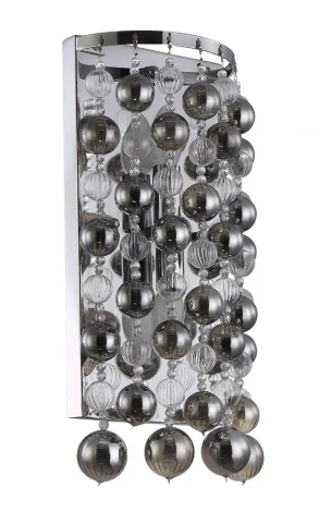 Настенный светильник Crystal Lux Mallorca AP2 CHROME/SMOKE
