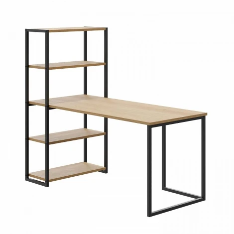 Стол письменный-стеллаж Board 1600х700 ОГОГО 636288 (черный)