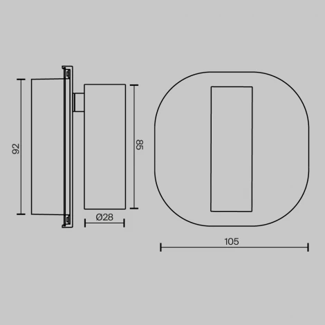 Спот Maytoni Ego C175WL-9W-2.7-4K-MG (LED, 220V)