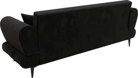 Диван-книжка Лига-045 (Черный/Велюр) Лига Диванов арт.122329