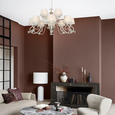 Подвесная люстра Lumien Hall Летисия H17075/12HEW