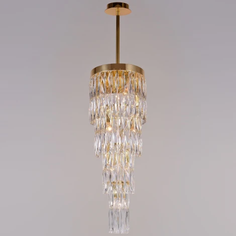 Подвесная люстра хрустальная Reluce 04772-0.4-09 DN GD