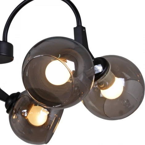 Потолочная люстра на штанге Reluce 01268-0.3-06 BK+CR (220V)