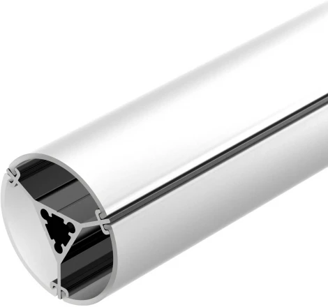 Профиль ROUND-D36-360-2500 ANOD BLACK (Arlight, Алюминий) 050250