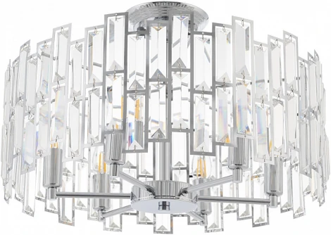 Потолочная люстра хрустальная на штанге Arte Milano Sorrento-3209 373209/6/80/480 CR (220V)