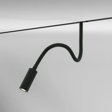 Трековый светильник на гибкой ножке магнитный Elektrostandard Slim Magnetic 85522/01 3W 4000K Cami (чёрный) (LED, 48V, круглые)