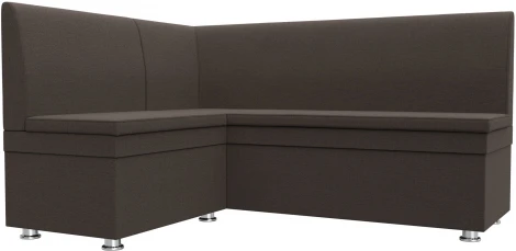 Диван кухонный угловой Уют левый угол (Коричневый/Рогожка) Лига Диванов арт.123897L