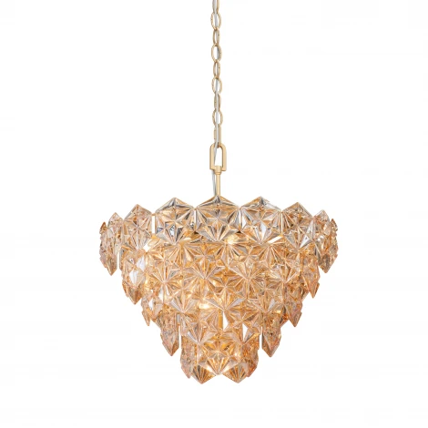 Подвесная люстра Vitaluce V5294-8/6+3+3+1 (220V, на цепи, круглые)