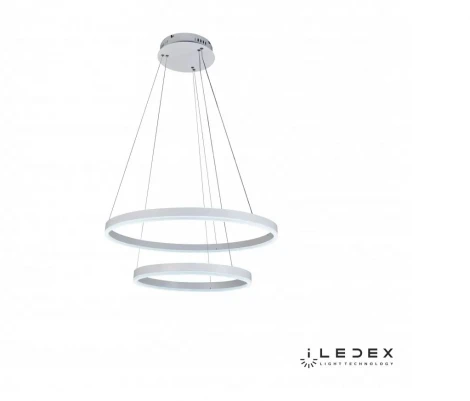 Подвесной светильник iLedex Orion LZ-230-1 63W WH (пульт управления, на тросе, кольцо)