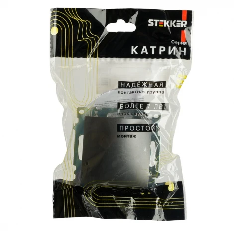 Вывод кабеля (графит) Stekker Катрин 49469