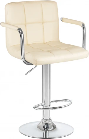 Стул барный KRUGER ARM (кремовый)