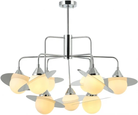 Потолочная люстра на штанге Stilfort Saturn 2125/09/09P (220V, шарики)