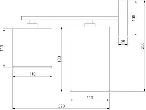 Бра Eurosvet Pastel 60151/2 хром