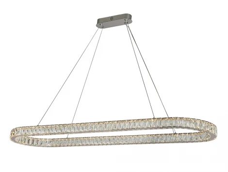 Подвесной светильник Newport 8580 8580/140 C oval chrome