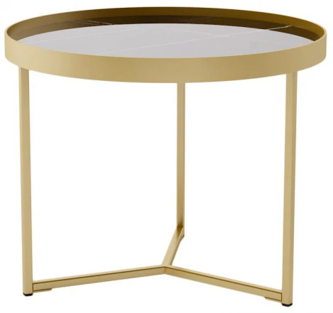 Стол журнальный Калифорния Тайлер Сахара нуар/Золото от фабрики Калифорния