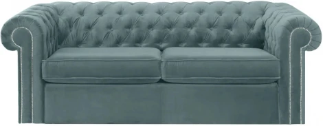Диван Chesterfield ОГОГО (арт.344643), (Ткань/Бирюзовый)