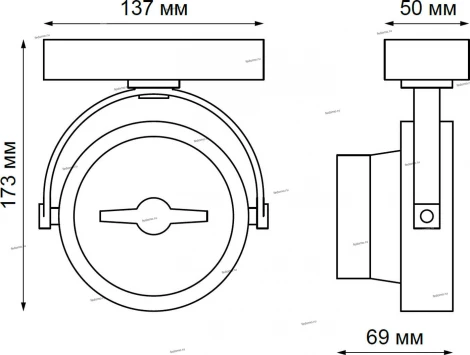 Накладной точечный светильник Novotech Snail 357560