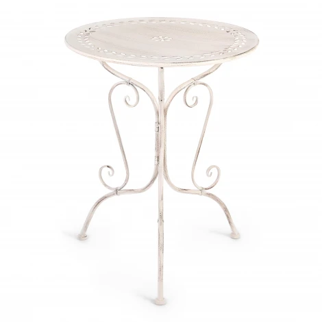 Комплект (стол + 2 стула) Secret de Maison Monique (mod. PL08-6241.6242) Античный белый (Antique White) (металл)