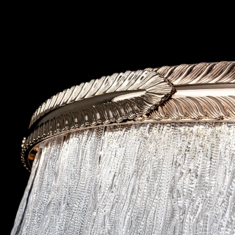 Подвесная люстра светодиодная с пультом Modelux ML.9542.800 GD