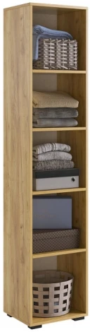 Шкаф Woodville Бери 40 дуб крафт золотой / белое дерево 551891