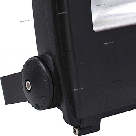 Прожектор уличный светодиодный Horoz, 1 плафон, черный с хромом и прозрачным