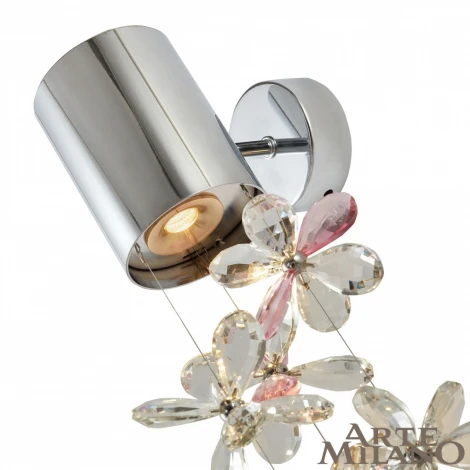 Спот Arte Milano 11952B.D90.H600.LED Ni (220V, подвески, цветы)