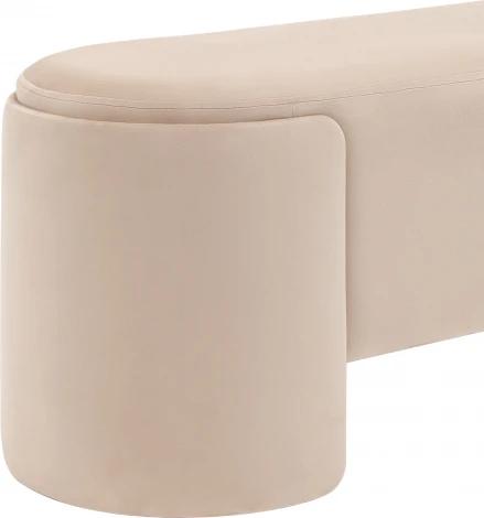 Банкетка Taks велюр молочный Stool Group (арт.УТ000039118)