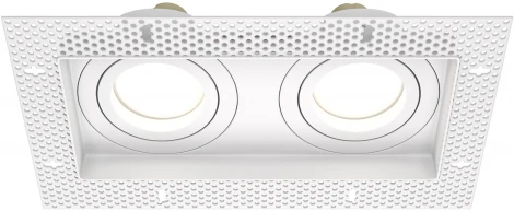 Встраиваемый светильник Atom GU10 2x50Вт Maytoni Technical DL003-02-W (220V)