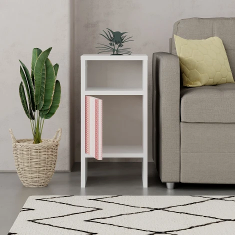 Прикроватная тумба GRANDMA'S NIGHTSTAND (Дерево/Белый) LEVE