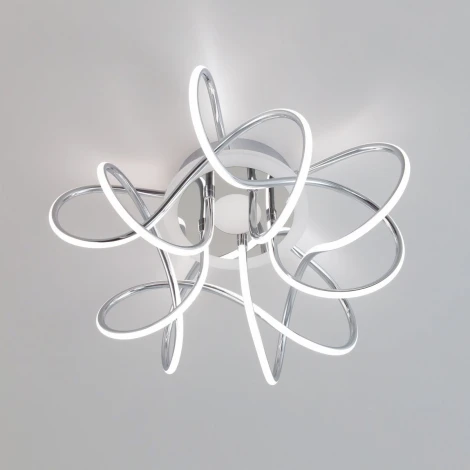 Потолочная люстра RGB Citilux Джемини Смарт CL229A151E (LED, 220V, умный дом - Алиса, Маруся, Сири)