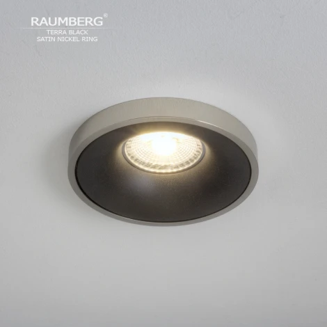 Встраиваемый светильник Raumberg TerraBk\SNi Black\Satin Nickel