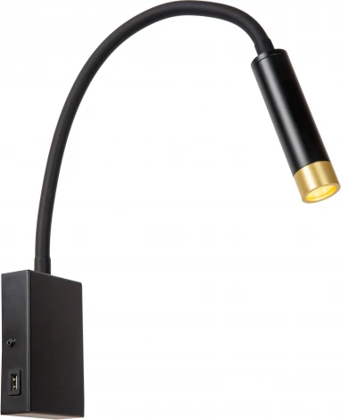 Настенный светильник для чтения с USB-портом Lucide ALEC 03246/03/30