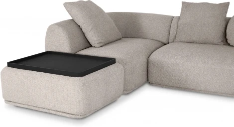 Диван Fabro ОГОГО (арт.853845), (Ткань,Букле/Бежевый)