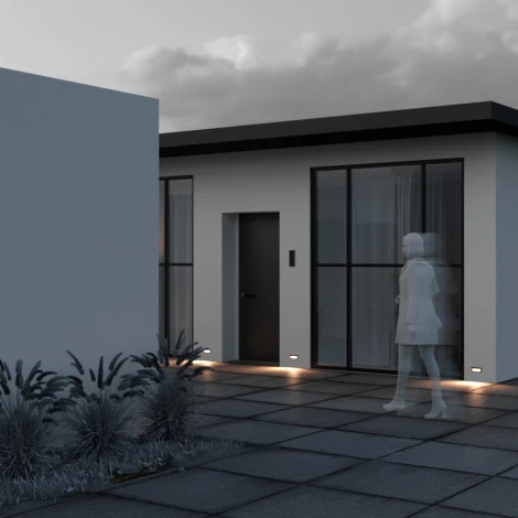 Подсветка для лестниц и ступеней встраиваемая Maytoni Bosca O045SL-L5B3K (LED, 220V, IP65)