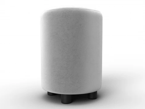 Пуф 001 (ДСП,Фанера/Пластик/Велюр/Молочный) Лига Диванов 132347