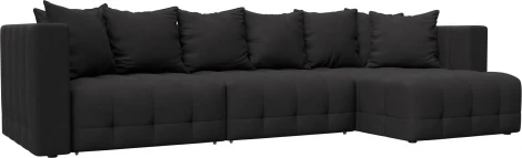 Диван угловой Лига-052 НПБ Лонг угол универсальный Лига Диванов (Замша) арт.128837