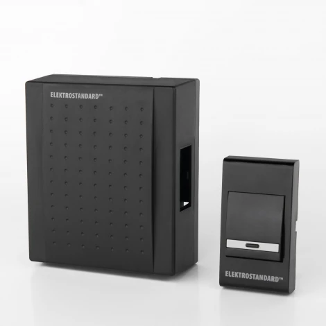 Звонок дверной электромеханический Elektrostandard, черный, 1 мелодия, IP44
