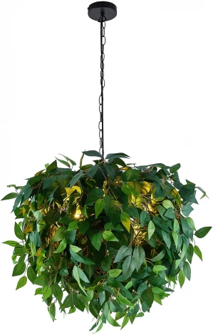 Подвесная люстра Lussole Idaho LSP-8987 (220V, на цепи, листья)