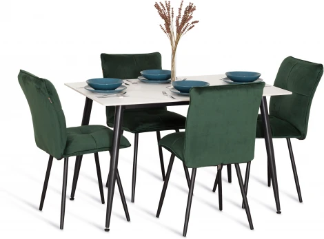 Стул обеденный Sweet Tetchair (Велюр/Зеленый) арт.24845