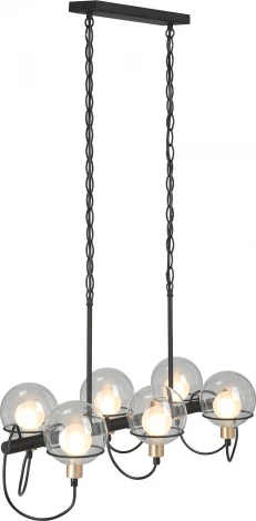 Подвесная люстра Vitaluce V2862-1/6 (220V, на цепи, шар)