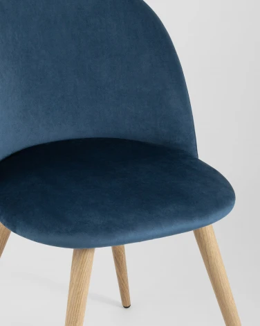 Стул Stool Group Лион велюр голубой УТ000002226