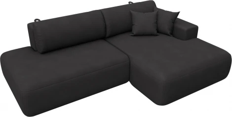 Диван угловой Лига-036 НПБ Модерн правый угол Лига Диванов (Замша) арт.127780